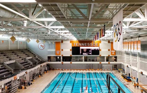 air pear fan used in university of Tennessee olympic swimming pool